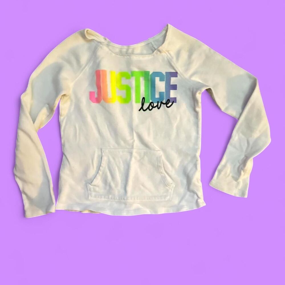 Girls off-the-shoulder Sweatshirt by Justice